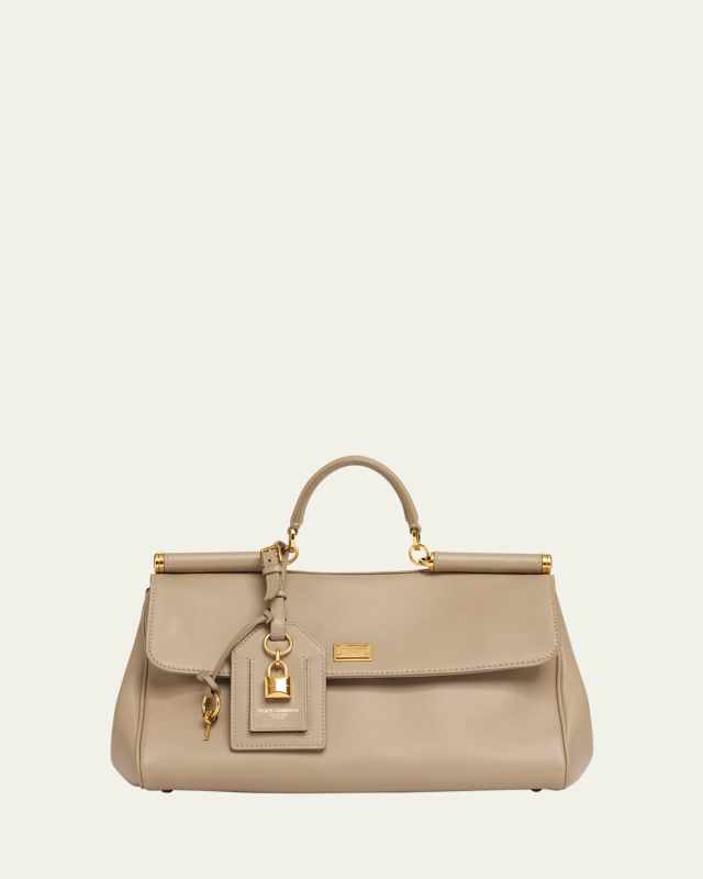 Sicily Leather Top-Handle Bag